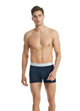 Blackspade Erkek Lacivert Modal Boxer Silver 9303