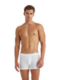 Blackspade Erkek Beyaz Modal Elastan Boxer Silver 9310