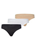 Blackspade Kadın Slip Külot 3'lü Paket Essential 1575