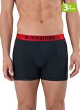 Blackspade Erkek Siyah Boxer 3'lü Paket Modern Basics 9471