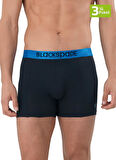 Blackspade Erkek Siyah Boxer 3'lü Paket Modern Basics 9471
