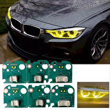 Autogp  Bmw f30 lci angel led modülü sarı 2015 / 2018 drl led
