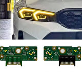 Autogp  Bmw g20 lci angel led modülü sarı 2023+ drl led laser far uyumlu