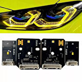 Autogp  Bmw g22 g26 angel led modülü sarı 2019 / 2023 laser far uyumlu