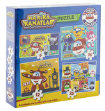 Harika Kanatlar Okul Öncesi 4'Lü Puzzle