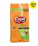ENJOY MULTICOLOR YETİŞKİN RENKLİ TANELİ KEDİ MAMASI 15 +1 KG 