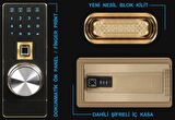 İnsafe ISC80A6 Special Edition Ekstra Büyük Boy Çelik Para Kasası - Değerli Eşya ve Mücevher Kasası