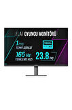 Warp Outlet (Kutu Hasarlı) WRP24-165-B 23.8" 165HZ 1MS RGB Flat Freesync + G-Sync Full HD Oyuncu Monitörü