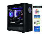WARP Spectra/i5/14400FB760 Cooling/RTX 4060 8 GB/RGB/16 GB RGB/512 GB/650 WFSP Powers/Freedos Oyuncu Masaüstü Bilgisayarı Siyah