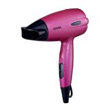 VESTEL VSK 1015 PEMBE KATLANIR SEYAHAT TİPİ SAÇ KURUTMA
