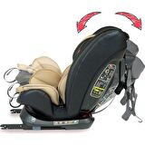 Kanz Hummer 0-36 kg 360 Derece Dönen Isofix + Top Tether Oto Koltuğu