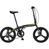 ÜMİT 2037 FOLDING-2D KATLANIR BİSİKLET 20 JANT 6 VİTES SİYAH LİME
