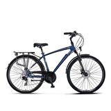 ÜMİT 2834 VENTURA-2D ERKEK ŞEHİR BİSİKLETİ 510H MD 28 JANT 21 VİTES DARK BLUE SİLVER
