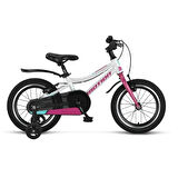 ÜMİT 1674 MOTION KIZ ÇOCUK BİSİKLETİ V 16 JANT BEYAZ PEMBE