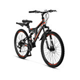 ÜMİT 2638 BLACKRIDER 2D AMS. ERKEK DAĞ BİSİKLETİ MD 26 JANT 21 VİTES SİYAH TURUNCU