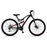 ÜMİT 2659 STALLION MSD 2D AMS. ERKEK DAĞ BİSİKLETİ 406H MD 26 JANT 21 VİTES SİYAH KIRMIZI