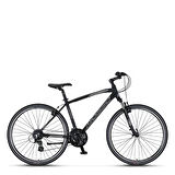 MOSSO LEGARDA-2324-MSM-V ERKEK ŞEHİR BİSİKLETİ 460H 28 JANT 24 VİTES SİYAH ANTRASİT