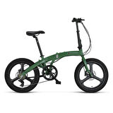 MOSSO MARINE-20-HYD-7V KATLANIR BİSİKLET 310H 20 JANT 7 VİTES MAT RACE GREEN