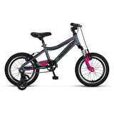 MOSSO WILDFIRE L-16-V KIZ ÇOCUK BİSİKLETİ  255H V 16 JANT ANTRASİT PEMBE