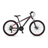 MOSSO WILDFIRE M-26-H ERKEK DAĞ BİSİKLETİ 357H HD 26 JANT 21 VİTES ANTRASİT KIRMIZI