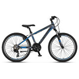 MOSSO WILDFIRE M-24-V ERKEK DAĞ BİSİKLETİ 330H V 24 JANT 21 VİTES ANTRASİT MAVİ