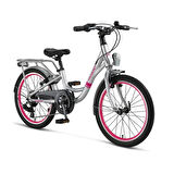 MOSSO INFINITY-20-V KIZ ÇOCUK BİSİKLETİ 254H 20 JANT 6 VİTES SİLVER