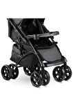Babyhope BH 609 Polo Bebek Arabası Kırçıllı Siyah