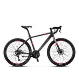 Mosso Claris GVL270 27.5 Jant 16 Vites 53 Cm Hidrolik Fren Şehir Bisikleti-Siyah-Kırmızı