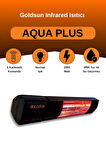 Goldsun Aqua Plus 2000 Watt GSA20P Kumandalı Suya Dayanıklı Elektrikli İnfrared Isıtıcı-Siyah