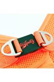 Tailpetz Air Mesh Köpek Göğüs Tasması X Large 54x60 cm Neo Turuncu