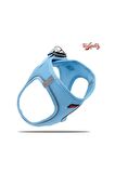 TailPetz Air Mesh Köpek Göğüs Tasması Mavi XXS