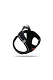 Tailpetz Air Mesh Köpek Göğüs Tasması Small 36x44 cm Siyah