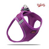 TailPetz Air Mesh Köpek Göğüs Tasması Mor XXS
