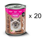 Hobi Maxicat Tavuklu Kedi Konserve Mama 400 g (20 Adet)