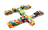 TailPetz H-Tip Rainbow S Küçük Irk Köpek Göğüs Tasması (Göğüs 32 cm x 51 Cm)
