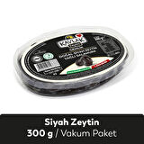 Kavlak Zeytin Gemlik Yağlı Salamura Siyah Zeytin Vakum Paket 300 Gr