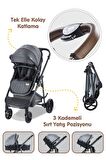 Baby Care BC-300 Exen Çift Yönlü Travel Sistem Bebek Arabası