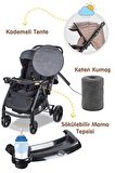 Baby Care Bc-500 Combo Maxi Pro Çift Yönlü Puset Siyah ( S )
