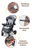 Baby Care Bc-500 Combo Maxi Pro Çift Yönlü Puset Gri ( D )