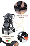 Baby Care BC-440 Collarado Chrome Çift Yönlü Travel Sistem Bebek Arabası