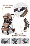 Baby Care BC-440 Collarado Chrome Çift Yönlü Travel Sistem Bebek Arabası