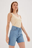 FASHION FRIENDS KADIN DENİM BERMUDA 23Y-BMD0303K1