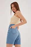 FASHION FRIENDS KADIN DENİM BERMUDA 23Y-BMD0303K1