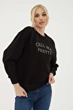 Fashıon Frıends Baskılı Kadın Sweat 23K0178K1