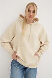 23K0090K1 Fashion Friends Kadın Sweat Bej