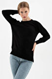 FASHION FRIENDS KADIN BİSİKLET YAKA TUNİK 24K0242K1