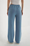 Fashion Friends Geniş Paça Kadın Keten Pantolon 25Y0249K1