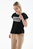 Fashion Friends 25Y0228K1 Kadın Baskılı Bluz