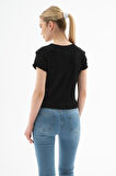 Fashion Friends 25Y0234K1 Kadın Dokulu Bluz