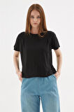 FASHION FRIENDS KADIN DÖKÜMLÜ CROP BLUZ 25Y0512K1